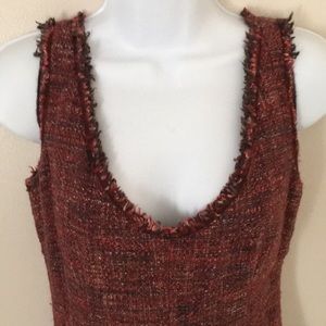 Moschino fringed edge dress Sz 8.